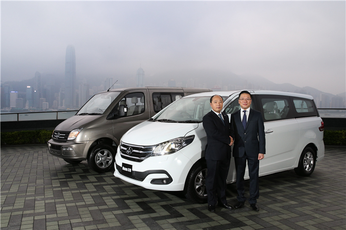 新葡京大通在香港正式上市 带来宽体轻客V80和MPV G10多款产品